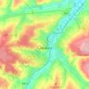 Саранск topographic map, elevation, terrain