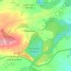 Downhead topographic map, elevation, terrain