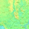 Dhaka District topographic map, elevation, terrain