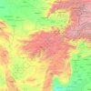 Afghanistan topographic map, elevation, terrain