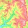 Gros-Réderching topographic map, elevation, terrain