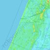 Zandvoort topographic map, elevation, terrain