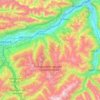 Tux Alps topographic map, elevation, terrain
