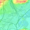 Long Eaton topographic map, elevation, terrain