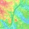 Lorton topographic map, elevation, terrain