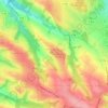 Pechbusque topographic map, elevation, terrain