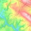 Ipstones topographic map, elevation, terrain