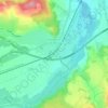 Lestelle-de-Saint-Martory topographic map, elevation, terrain