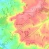 West Tisted topographic map, elevation, terrain