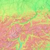 Tyrol topographic map, elevation, terrain