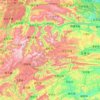 Wufeng Tujia Autonomous County topographic map, elevation, terrain
