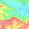 Marchington topographic map, elevation, terrain