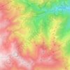 Oncino topographic map, elevation, terrain