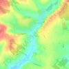 Tarrant Rushton topographic map, elevation, terrain