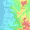 Maros topographic map, elevation, terrain