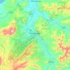 Portoviejo topographic map, elevation, terrain