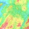 Town of Monroe topographic map, elevation, terrain