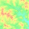 Bassi topographic map, elevation, terrain
