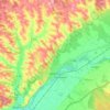 Rabastens topographic map, elevation, terrain
