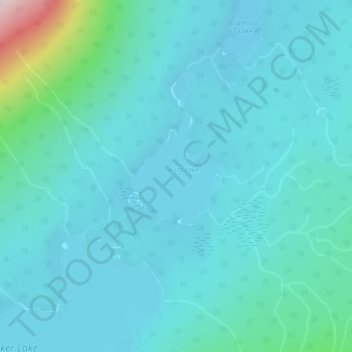 Vista Lake topographic map, elevation, terrain