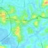 Kanjikuzhy topographic map, elevation, terrain