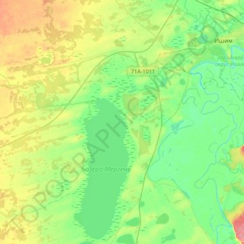 Пахомовское сельское поселение topographic map, elevation, terrain