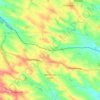 Monferran-Savès topographic map, elevation, terrain
