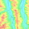 Labrihe topographic map, elevation, terrain