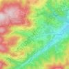 Vanosc topographic map, elevation, terrain