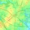 Freehold topographic map, elevation, terrain