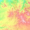 городское поселение Алдан topographic map, elevation, terrain