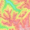 Gaschurn topographic map, elevation, terrain