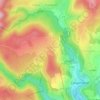 Tauriers topographic map, elevation, terrain