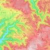 St. Märgen topographic map, elevation, terrain