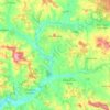 Monflanquin topographic map, elevation, terrain