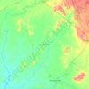 Gwagwalada topographic map, elevation, terrain