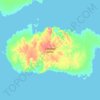 Cornwall Island topographic map, elevation, terrain