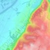 Vernas topographic map, elevation, terrain