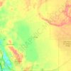 Pinjar topographic map, elevation, terrain