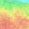 Le Haillan topographic map, elevation, terrain