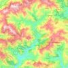 Biruwa topographic map, elevation, terrain