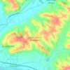 Saint-Vincent-Lespinasse topographic map, elevation, terrain