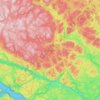 ZEC Chauvin topographic map, elevation, terrain