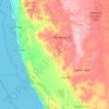 Shire Of Dandaragan topographic map, elevation, terrain