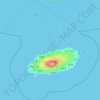Jeju topographic map, elevation, terrain