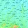 Gushi County topographic map, elevation, terrain