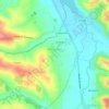 Massabrac topographic map, elevation, terrain