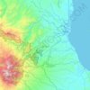 Sinjai topographic map, elevation, terrain