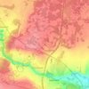 Солнечное сельское поселение topographic map, elevation, terrain