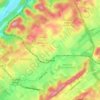 Powell topographic map, elevation, terrain